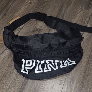 PINK Victoria's Secret Black Belt Bag